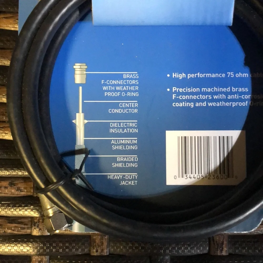 Terk By Audiovox 6' RG6 Cable
